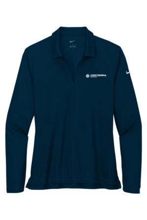 Women's Nike Long Sleeve Polo - Image 3
