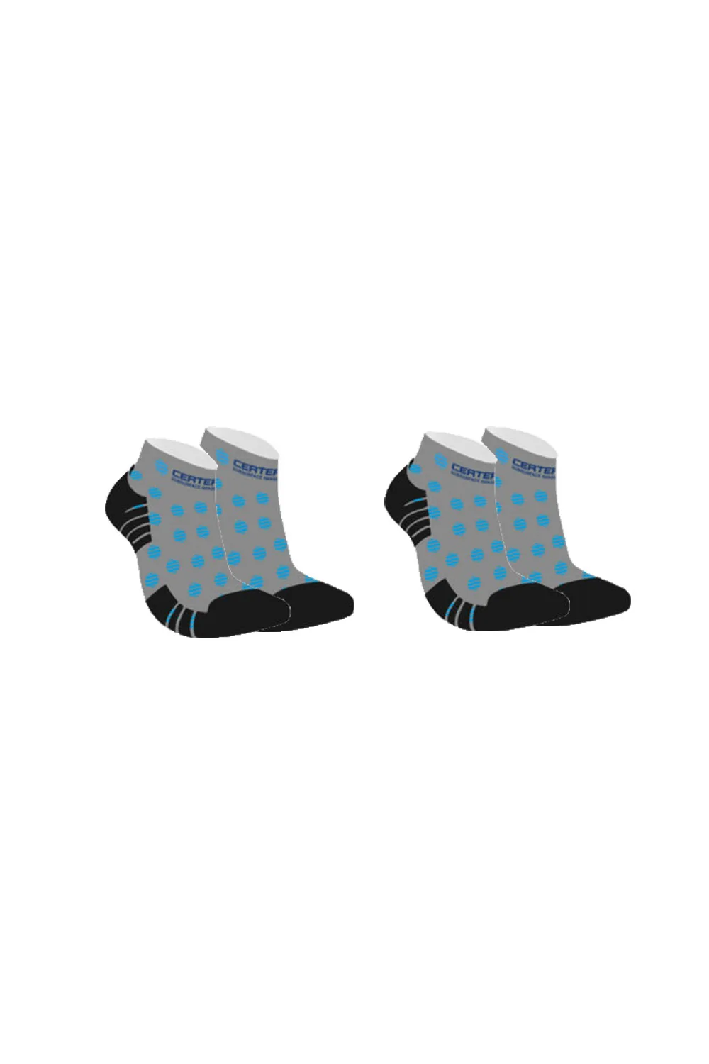 2-Pair Bundle - High-Speed Athletic Ankle Socks