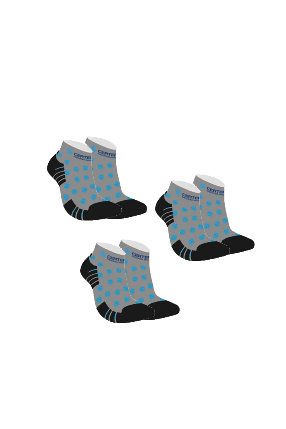 3-Pair Bundle - High-Speed Athletic Ankle Socks