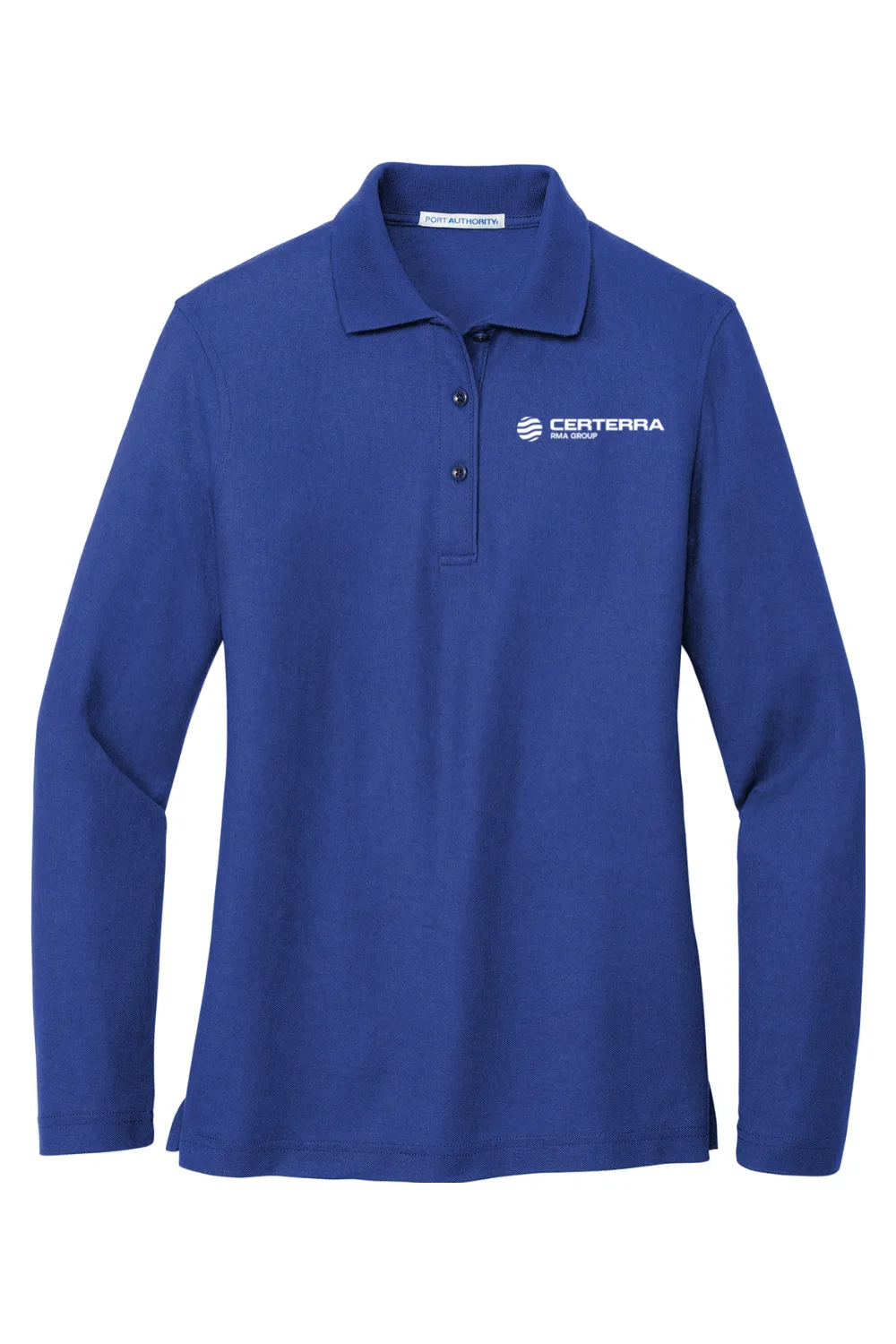 Women's Silk Touch Long Sleeve Polo - Image 3